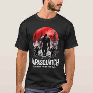 Camiseta Los hombres Papasquatch como un abuelo