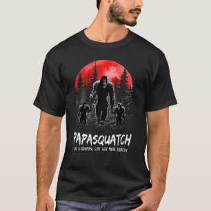 Camiseta Los hombres Papasquatch como un abuelo