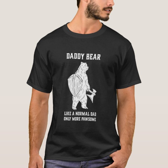 Camiseta Los hombres papi tienen el día de los padres viénd (Anverso)