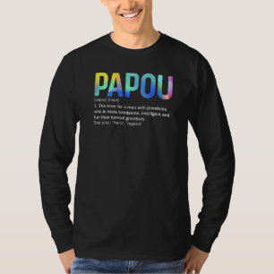 Camiseta Los hombres Papou califican como "solo un abuelo c