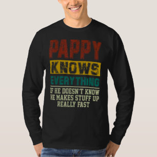 Camiseta Los Hombres Pappy saben todo lo que el papa papa v