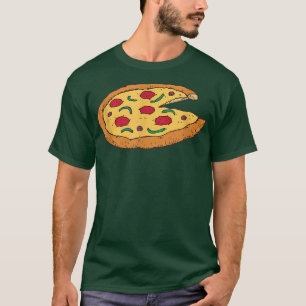 Camiseta Los Hombres Paran De Pieza Que Falta Pizza Y Corta