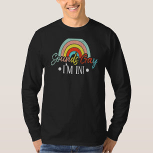 Camiseta Los hombres parecen gay, estoy en el gráfico del m