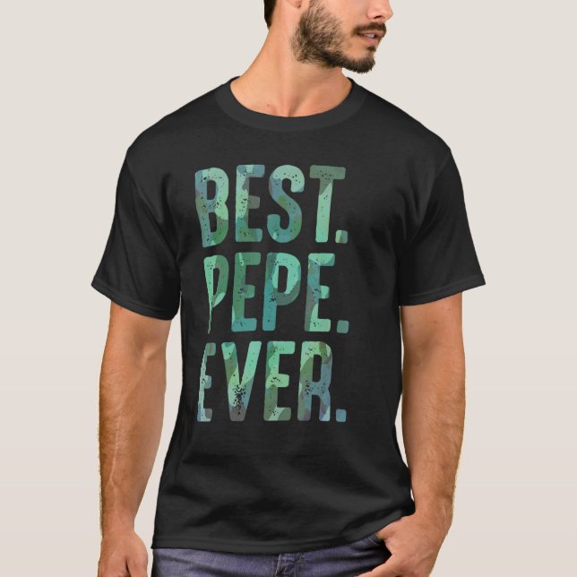 Camiseta Los Hombres Pepn De Los Abuelos Para El Mejor Pep (Anverso)