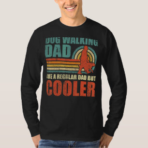 Camiseta Los Hombres Perro Caminando A Papá Como Un Padre R