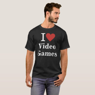 Camiseta ❤️ los hombres PERSONALIZADOS de videojuegos