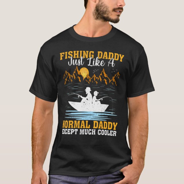 Camiseta Los Hombres Pescan A Papi Como Un Papi Normal Pesc (Anverso)