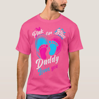 Camiseta Los Hombres Pink O Blue Daddy Te Ama Revelación De