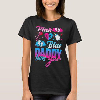 Camiseta Los Hombres Pink O Blue Daddy Te Amas Revelación D