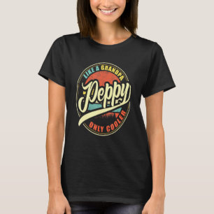 Camiseta Los Hombres Pippy Como Un Abuelo Sólo Refrigerador