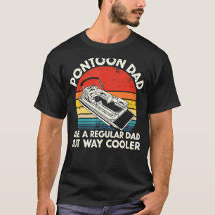 Camiseta Los Hombres Pontoon A Papá Como Un Padre Regular P