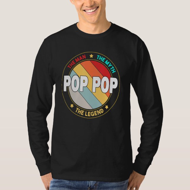 Camiseta Los hombres pop el hombre el mito de la leyenda de (Anverso)