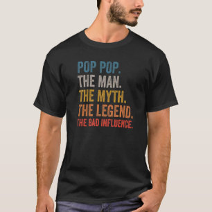 Camiseta Los Hombres Pop El Hombre El Mito La Leyenda La Ma