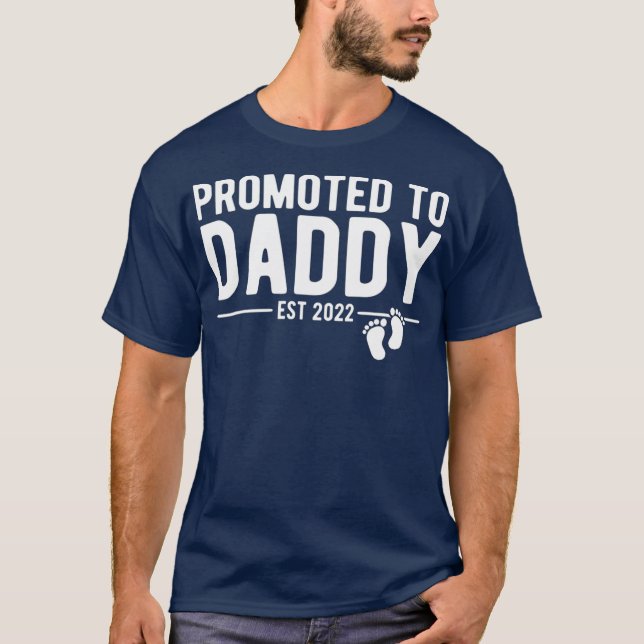Camiseta Los hombres pronto serán papá, bebé, revelan a un  (Anverso)