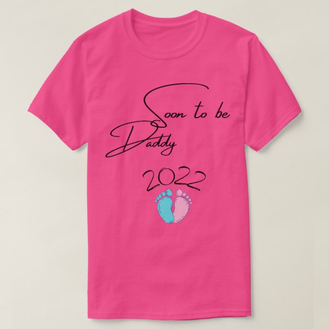 Camiseta Los hombres pronto serán papi 2022 Invitación de e (Diseño del anverso)