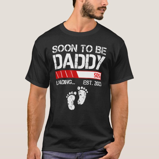 Camiseta Los Hombres Pronto Serán Papi Est 2023 Para Los Ho (Anverso)