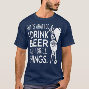 Camiseta Los hombres que bebo cerveza y parrilladas