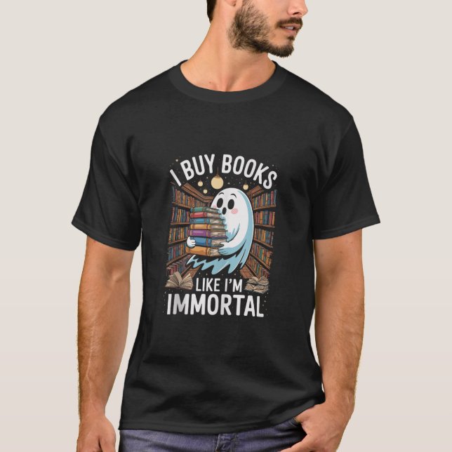 Camiseta Los hombres que compro libros como yo soy libros d (Anverso)