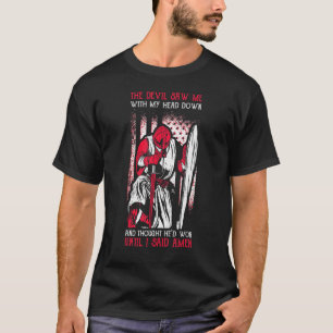 Camiseta Los Hombres Que El Demonio Me Vio Con La Cabeza Ab