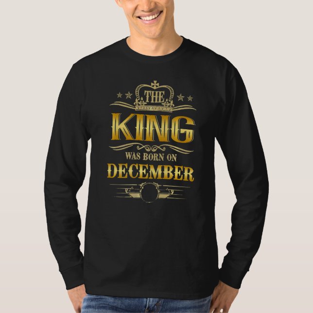 Camiseta Los Hombres Que El Rey Nació El Cumpleaños De Dici (Anverso)