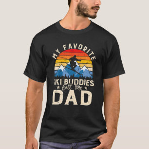 Camiseta Los hombres que esquian a mis compañeros favorito