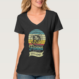 Camiseta Los hombres que nací para pescar solo odio el trab