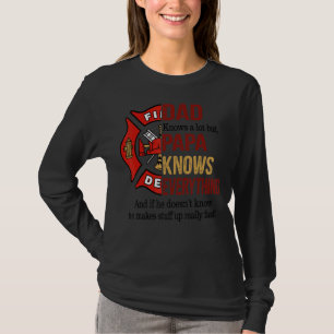 Camiseta Los Hombres Que Papá Sabe Mucho Pero El Abuelo Lo
