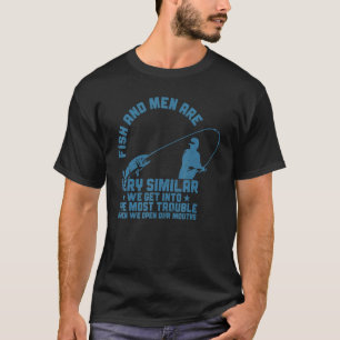 Camiseta Los Hombres Que Pescan Graciosos Pescadores Y Los 