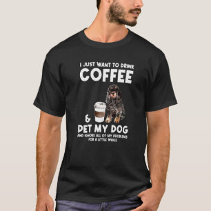 Camiseta Los hombres que solo quiero beber café y bebida de