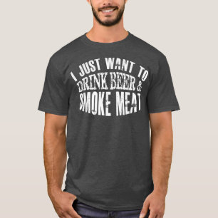 Camiseta Los hombres que solo quiero beber cerveza y carne