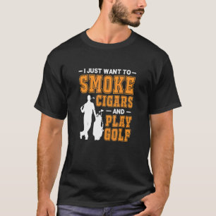 Camiseta Los Hombres Que Solo Quiero Fumar Cigarros Y Jugar