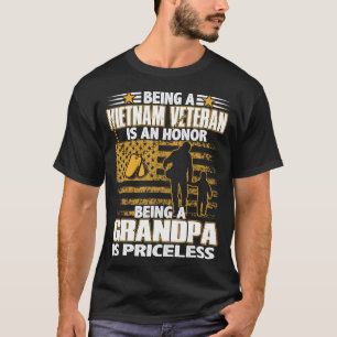 Camiseta Los hombres que son veteranos de Vietnam son un ab