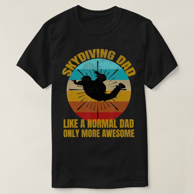 Camiseta Los hombres que suben al cielo a papá como un padr (Diseño del anverso)