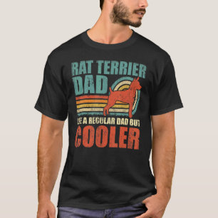 Camiseta Los Hombres Rat Terrier Dad Como A Un Padre Regula