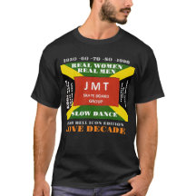 LOS HOMBRES REALES BAILAN SLOW Basic Dark T-Shirt