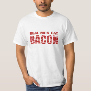 CAMISETA LOS HOMBRES REALES COMEN EL TOCINO