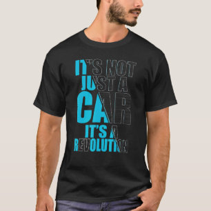 Camiseta Los hombres reales conducen el conector E-Car de a
