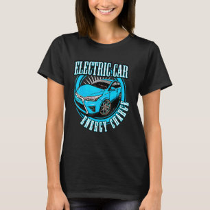 Camiseta Los hombres reales conducen el enchufe de auto ele