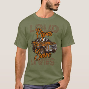Camiseta Los hombres reales conducen tuberías de diesel en 