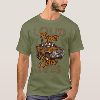 Camiseta Los hombres reales conducen tuberías de diesel en 