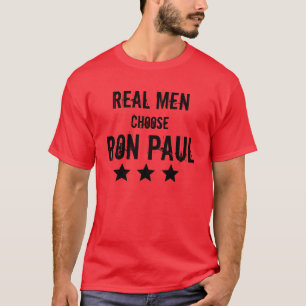 Camiseta Los hombres reales eligen a Ron Paul