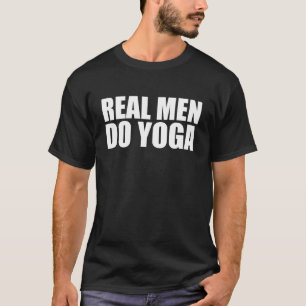 Camiseta Los hombres reales hacen yoga