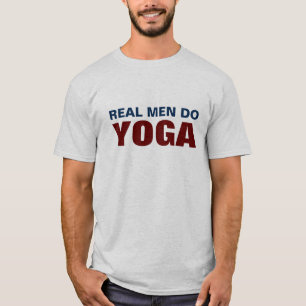 Camiseta Los hombres reales hacen yoga