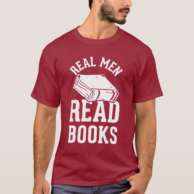 Camiseta Los hombres reales leyeron los libros (Anverso)