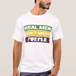 Camiseta Los hombres reales no llevan púrpura