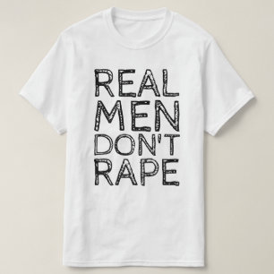 CAMISETA LOS HOMBRES REALES NO VIOLAN