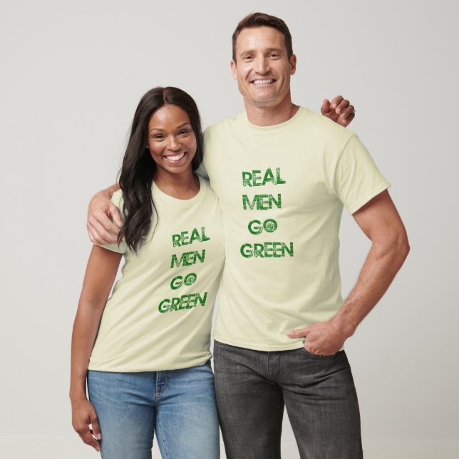 Camiseta Los hombres reales se vuelven verdes (Unisexo)