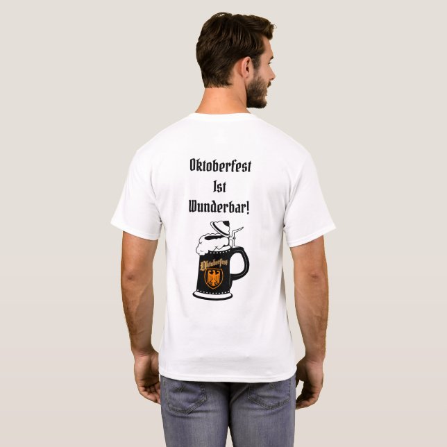 Camiseta Los Hombres Reales Usan Lederhosen (Reverso completo)