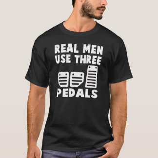 CAMISETA LOS HOMBRES REALES UTILIZAN TRES PEDALES