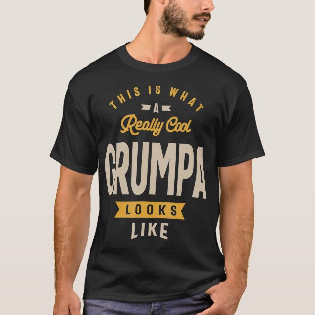 Camiseta Los hombres realmente Navidades de Guay Grumpa Pap (Anverso)